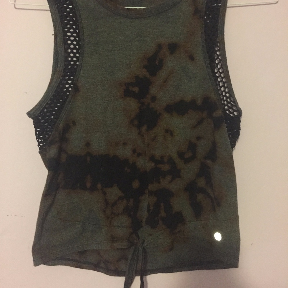 Bleached Tank Top with Tie